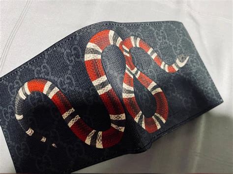 gucci kingsnake replica|gucci wallets stitching.